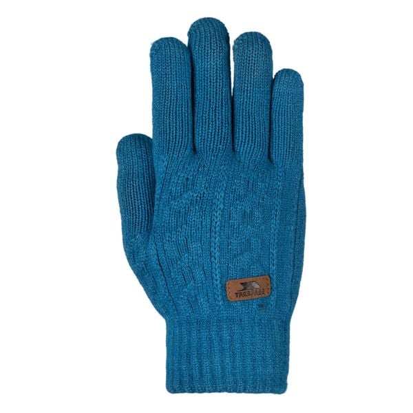 Rękawiczki Dzianinowe Damskie Kollie. Niebieskie rękawiczki damskie Trespass, na zimę, bez wzorów, z dzianiny. Za 121.99 zł.