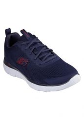 Buty sportowe Sneakersy męskie, Summits-Torre. Niebieskie buty sportowe na co dzień męskie Skechers, z materiału, bez zapięcia, trekkingowe. Za 239.99 zł.