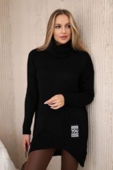 Sweter z golfem czarny. Czarne golfy damskie KESI, l, bez wzorów, z elastanu, bez ramiączek. Za 175.65 zł.