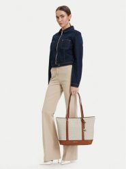 MICHAEL Michael Kors Torebka Andie 30S6G3PT3B Kremowy. Białe torebki klasyczne damskie MICHAEL Michael Kors, bez wzorów, ze skóry, bez dodatków. Za 1,159.00 zł.