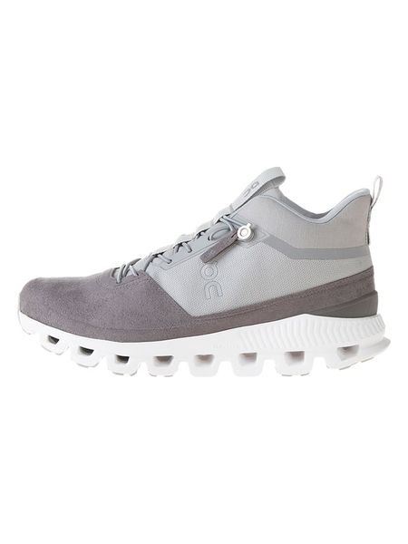 ON RUNNING Buty turystyczne "Cloud Hi 1" w kolorze szarym rozmiar: 44. Szare buty trekkingowe męskie On Running, z materiału, bez zapięcia, outdoorowe. Za 485.44 zł.
