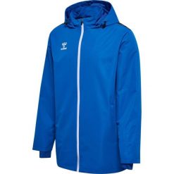 Kurtka wodoodporna Hummel Authentic. Niebieskie kurtki męskie HUMMEL, m, bez wzorów, bez kaptura. Za 356.00 zł.