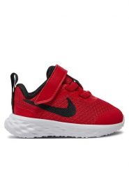 Nike Sneakersy Revolution 6 Nn (TDV) DD1094 607 Czerwony. Czerwone buty sportowe chłopięce Nike, z materiału, bez zapięcia. Za 139.99 zł.