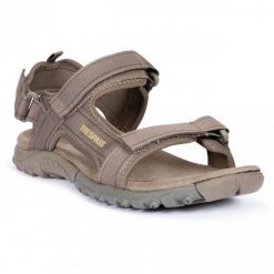Sandały Męskie Alderley Active. Brązowe sandały męskie Trespass, z materiału, bez zapięcia. Za 290.99 zł.