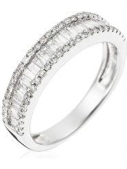 Maison héritage PARIS Złoty pierścionek "Marabella" z diamentami rozmiar: 52. Szare pierścionki damskie maison héritage PARIS, z diamentem, złote. Za 4,306.99 zł.