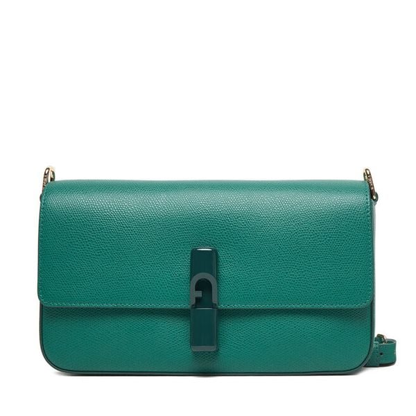 Torebka Furla. Zielone listonoszki damskie Furla, bez wzorów, bez dodatków. Za 1,319.00 zł.