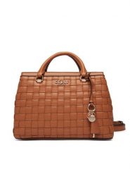 Guess Torebka Sandy HWWG84 18060 Brązowy. Brązowe torebki klasyczne damskie Guess, z aplikacjami, ze skóry, bez dodatków. Za 799.99 zł.