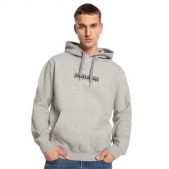 Bluza sportowa męska Napapijri B-box H. Szare bluzy sportowe męskie Napapijri, bez wzorów, casualowe, bez kołnierzyka, bez ramiączek. Za 181.62 zł.
