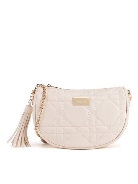 DeeZee Torebka DZE-S-021-07 Beżowy. Brązowe listonoszki damskie DeeZee, bez wzorów, bez dodatków. Za 99.99 zł.