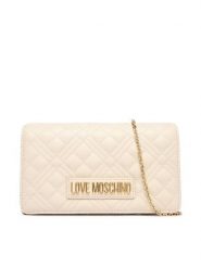 LOVE MOSCHINO Torebka JC4079PP1OLA0110 Écru. Torebki klasyczne damskie Love Moschino, bez wzorów, ze skóry, bez dodatków. Za 639.99 zł.