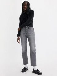 Levi's Dżinsy "501" - Regular fit - w kolorze szarym rozmiar: W32/L28. Szare jeansy damskie Levi's, z podwyższonym stanem. Za 215.21 zł.