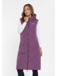 Bench Kamizelka pikowana "Nakiyah" w kolorze fioletowym rozmiar: 46. Różowe kamizelki damskie Bench. Za 260.99 zł.