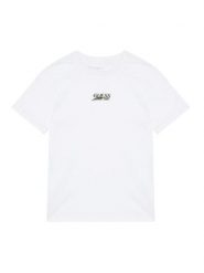 Guess T-Shirt L6RI10 K8HM4 Biały Regular Fit. Białe t-shirty chłopięce Guess, z aplikacjami, z bawełny, bez ramiączek. Za 99.99 zł.