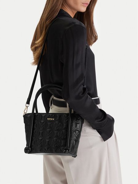 MEXX Torebka CEO-MEXX-AJ-002-09 Czarny. Czarne torebki klasyczne damskie Mexx, bez wzorów, z materiału, bez dodatków. Za 169.99 zł.