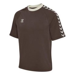 Koszulka Hummel Root. Brązowe t-shirty damskie HUMMEL, s, bez wzorów, z jersey, bez ramiączek. Za 198.00 zł.