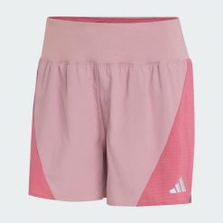 Spodenki do biegania adi365Breeze. Fioletowe szorty damskie Adidas, bez wzorów. Za 219.00 zł.