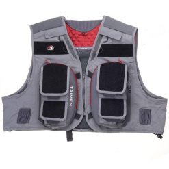 Kamizelka wędkarska Taimen Rauchua - Szara. Szare kamizelki męskie TAIMEN, xl. Za 499.99 zł.