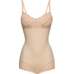 Body wyszczuplające Level 1 bonprix cielisty. Brązowe body damskie bonprix, bez wzorów. Za 109.99 zł.