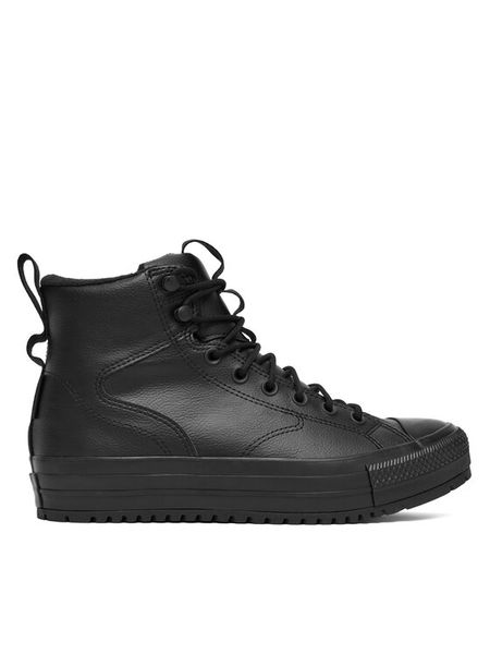 Converse Trampki Chuck Taylor All Star Hiker Boot A13234C Czarny. Czarne trampki i tenisówki męskie Converse, bez wzorów, ze skóry, bez zapięcia. Za 383.99 zł.