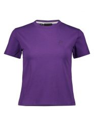 ESPRIT Koszulka w kolorze fioletowym rozmiar: L. Różowe bluzki damskie Esprit, l, bez wzorów, z bawełny, bez kołnierzyka, bez ramiączek. Za 39.49 zł.