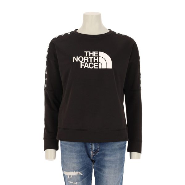 Second life - Damska czarna bluza TNF - Jak nowy. Czarne bluzy bez kaptura damskie The North Face. Za 127.76 zł.