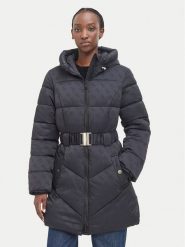 Guess Kurtka zimowa W6BL50 W4144 Czarny Regular Fit. Czarne kurtki damskie Guess, na zimę, m, z aplikacjami, z syntetyku, bez kaptura. Za 954.99 zł.