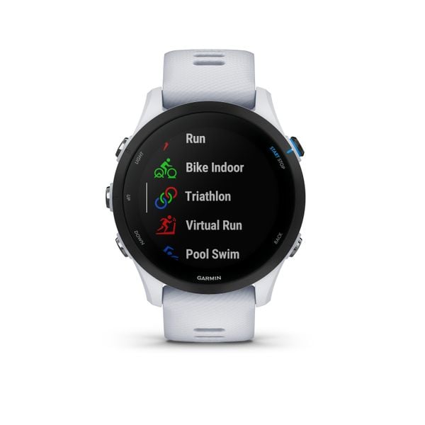 Zegarek sportowy Garmin Forerunner® 255 Music. Białe, cyfrowe zegarki damskie GARMIN. Za 1,412.60 zł.