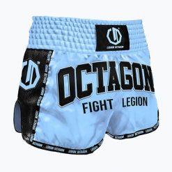 Spodenki treningowe Octagon KickboxingMuay Thai Legion Fight Legion Premium. Niebieskie szorty damskie OCTAGON, bez wzorów, sportowe. Za 159.99 zł.