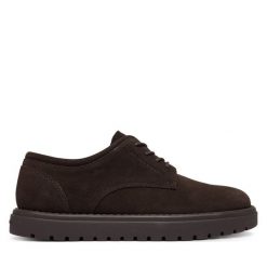 Półbuty Armani Exchange. Brązowe półbuty męskie Armani Exchange, bez zapięcia. Za 939.99 zł.