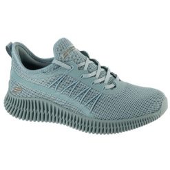 Buty sportowe Sneakersy damskie, Bobs Geo-New Aesthetics. Niebieskie buty sportowe na co dzień damskie Skechers, bez wzorów, trekkingowe. Za 249.99 zł.
