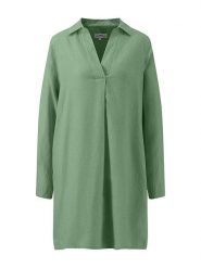 FYNCH-HATTON Lniana sukienka w kolorze zielonym rozmiar: 40. Zielone sukienki damskie Fynch-Hatton, na co dzień, bez wzorów, ze lnu, bez kołnierzyka, bez ramiączek, midi, proste. Za 152.99 zł.