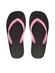 Tommy Jeans Japonki Tjw Cleated Jelly Summer Sandal EN0EN02954 Różowy. Czerwone klapki damskie Tommy Jeans, bez wzorów, z jeansu, bez obcasa. Za 209.99 zł.