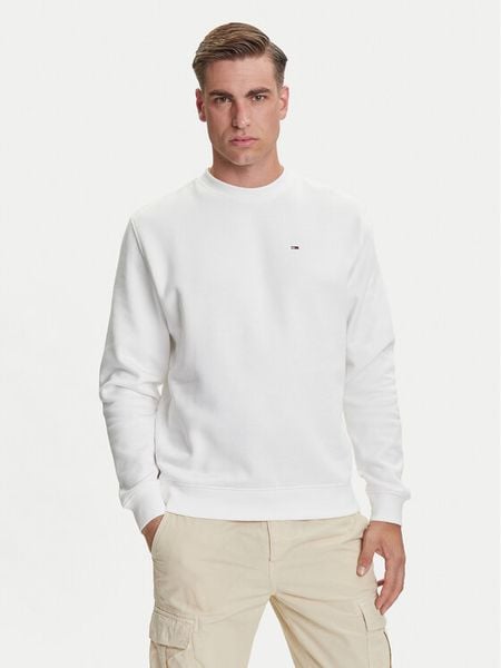 Tommy Jeans Bluza DM0DM20741 Écru Regular Fit. Bluzy bez kaptura męskie Tommy Jeans, m, z bawełny. Za 289.99 zł.