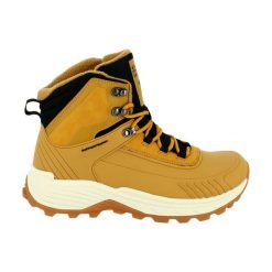 Buty trekkingowe Élémenterre Boulder. Brązowe buty trekkingowe męskie Elementerre, na zimę, z gumy, bez zapięcia, trekkingowe. Za 377.00 zł.