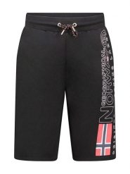 Geographical Norway Bermudy dresowe "Pogo" w kolorze czarnym rozmiar: S. Czarne szorty męskie Geographical Norway, bez wzorów, z dresówki. Za 73.99 zł.