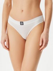 HUGO Stringi 50496809 Beżowy. Brązowe stringi damskie Hugo, l, bez wzorów. Za 79.99 zł.