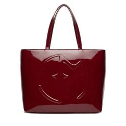 Torebka Eva Minge. Czerwone torebki klasyczne damskie Eva Minge, bez wzorów, bez dodatków. Za 239.99 zł.