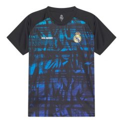 Koszulka piłkarska dla dzieci Real Madrid. Niebieskie koszulki dziewczęce Real Madrid, bez wzorów, z materiału, bez ramiączek. Za 189.99 zł.