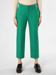 Tommy Hilfiger Spodnie Kobiety Bawełna zielony, 34. Zielone spodnie materiałowe damskie Tommy Hilfiger, bez wzorów, z bawełny, klasyczne. Za 299.95 zł.