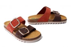 DR. BRINKMANN 700683-00 multi, klapki damskie. Brązowe klapki damskie Dr. Brinkmann, bez wzorów, ze skóry, bez obcasa. Za 279.92 zł.