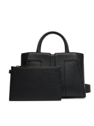 Elisabetta Franchi Torebka BS-05A-51E2 Czarny. Czarne torebki klasyczne damskie Elisabetta Franchi, bez wzorów, ze skóry, bez dodatków. Za 1,179.00 zł.