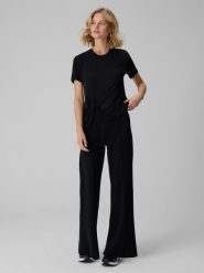 4F T-shirt regular z marszczeniem i modalem damski - czarny S. Czarne t-shirty damskie 4f, s, bez wzorów, z materiału, bez kołnierzyka. Za 89.99 zł.
