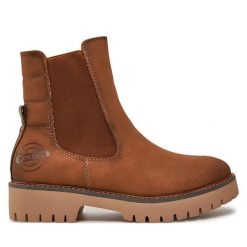 Botki s.Oliver. Brązowe botki damskie S.Oliver, bez obcasa, na płaskiej podeszwie, bez zapięcia. Za 309.99 zł.
