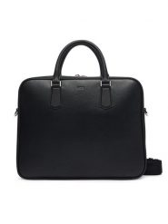 BOSS Torba na laptopa New Crosstown 50541864 Czarny. Czarne torby na laptopa damskie Boss, bez wzorów, ze skóry. Za 2,199.00 zł.