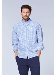 Polo Sylt Koszula - Regular fit - w kolorze błękitno-białym rozmiar: M. Białe koszule męskie Polo Sylt, m, bez wzorów, bez kołnierzyka, bez ramiączek. Za 91.56 zł.