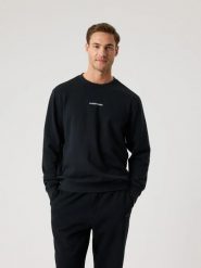 Bjorn_borg BORG CLASSIC SWEATSHIRT bluza męska – BLACK BEAUTY. Czarne bluzy bez kaptura męskie Björn Borg, l. Za 307.50 zł.