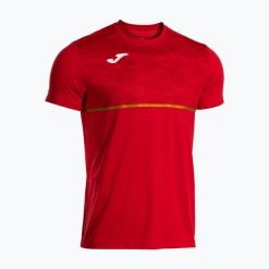 Koszulka do biegania męska Joma Record III. Czerwone t-shirty sportowe męskie Joma, m, bez ramiączek, do biegania. Za 89.99 zł.