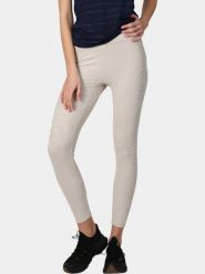 Legginsy damskie Luhta Eriksen. Brązowe legginsy damskie Luhta, s, bez wzorów, z elastanu. Za 369.00 zł.