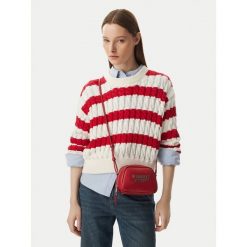 Torebka Tommy Jeans. Brązowe torebki klasyczne damskie Tommy Jeans, bez wzorów, z jeansu, bez dodatków. Za 369.99 zł.