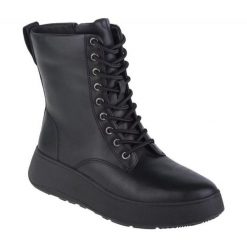 Buty FitFlop F-Mode W GM4-090 czarne. Czarne buty sportowe na co dzień damskie bez wzorów, z gumy. Za 826.66 zł.